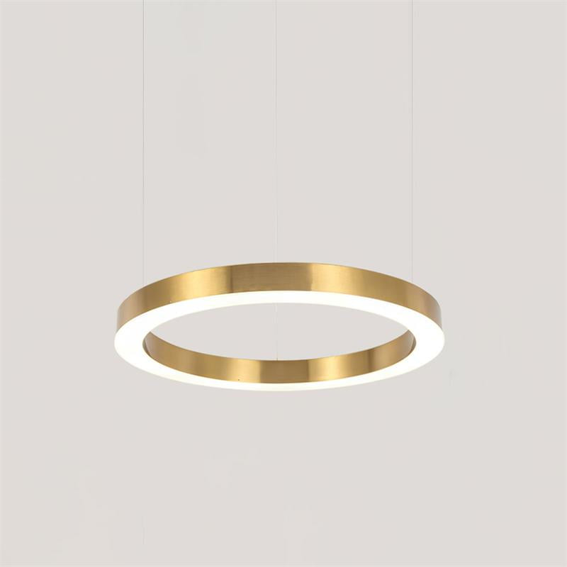 Nymiran Modern Minimalist Metal Acrylic Chandelier - Lamp Copper