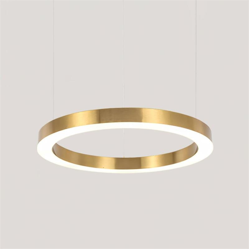 Nymiran Modern Minimalist Metal Acrylic Chandelier - Lamp Copper
