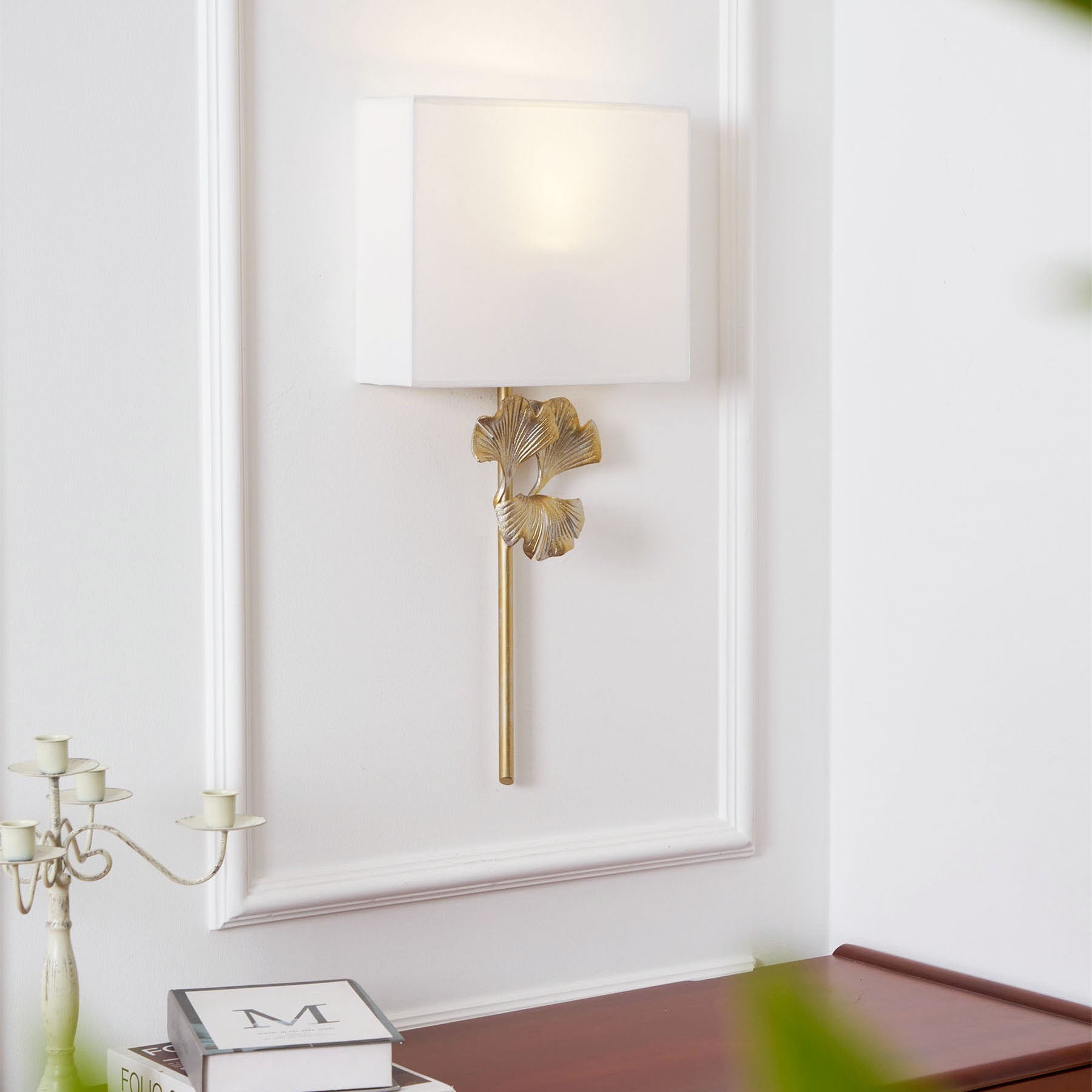 Velaeyra Individual Creativity Brass Fabric Wall Lamp - Lamp Copper