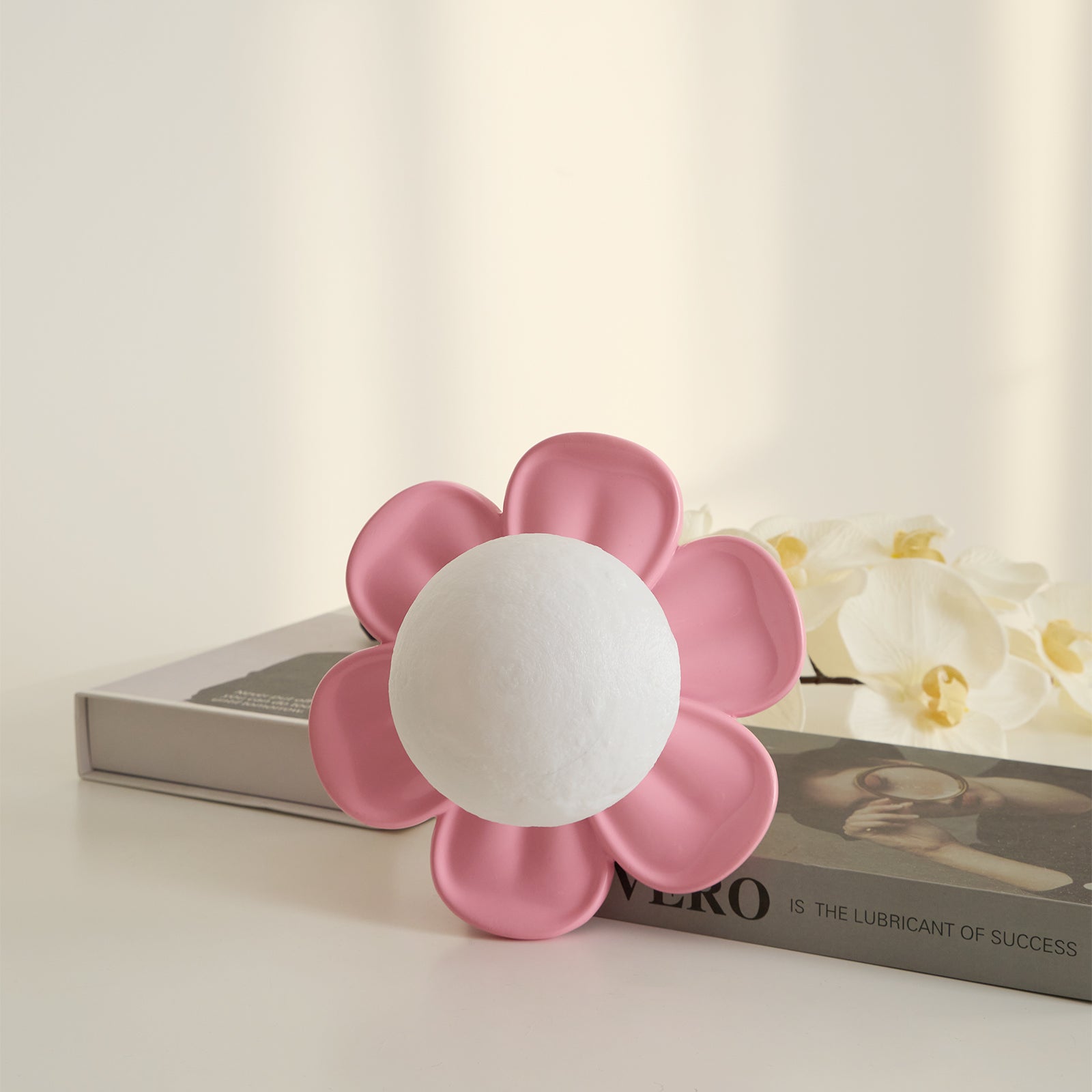Quip Individual Creativity Bloom Flower Resin Ceiling Lamp - Lamp Copper