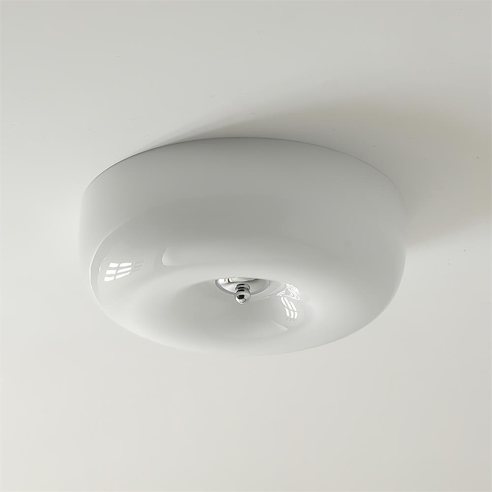 Ulsolir Premium Elegance Art Button Glass Ceiling Lamp - Lamp Copper