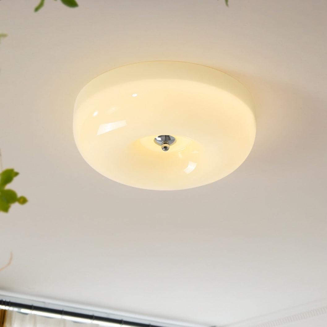 Ulsolir Premium Elegance Art Button Glass Ceiling Lamp - Lamp Copper