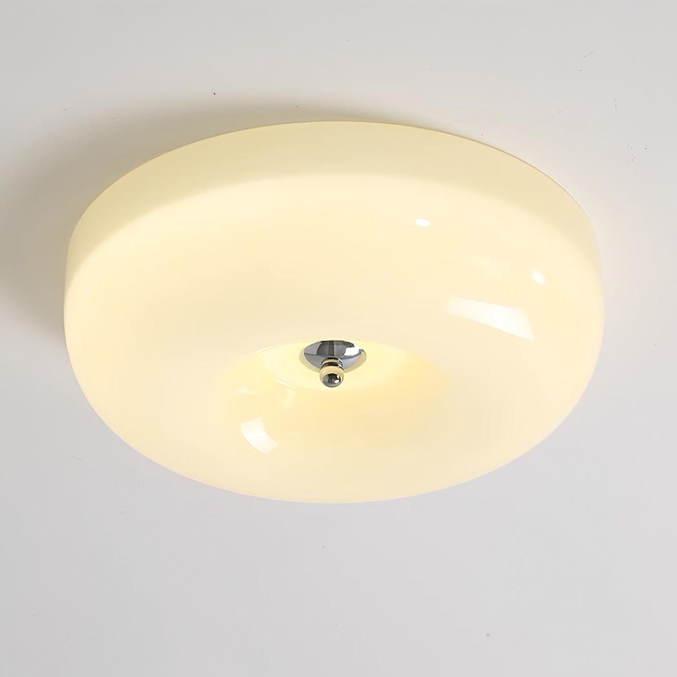 Ulsolir Premium Elegance Art Button Glass Ceiling Lamp - Lamp Copper