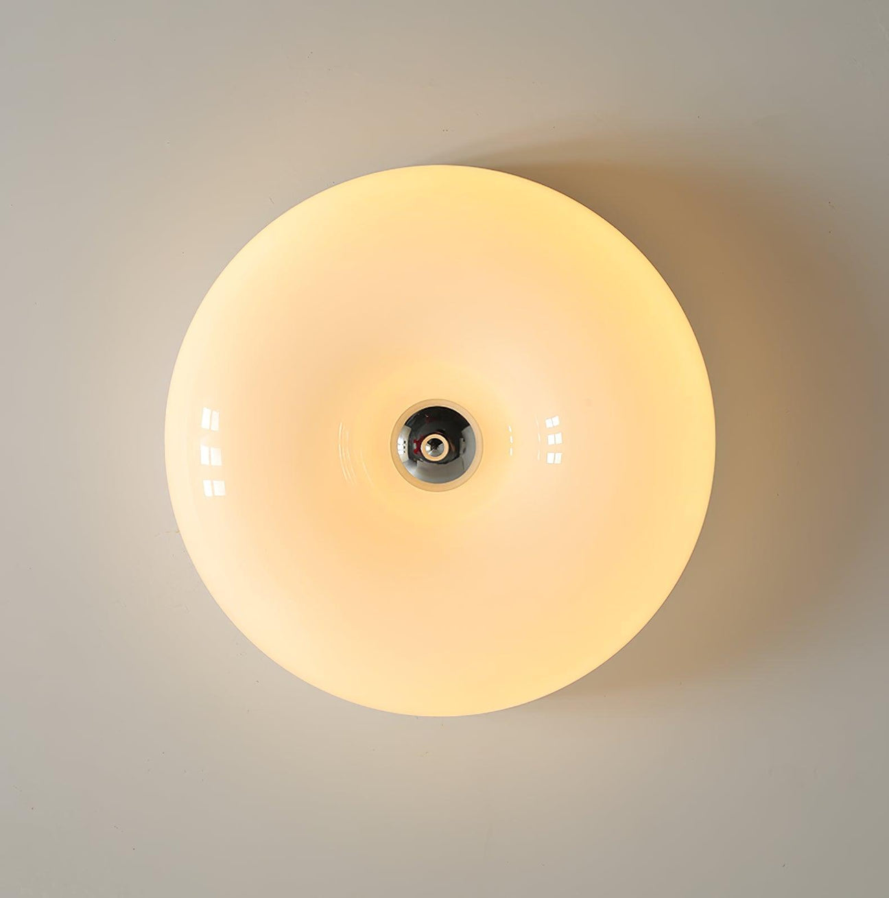 Ulsolir Premium Elegance Art Button Glass Ceiling Lamp - Lamp Copper