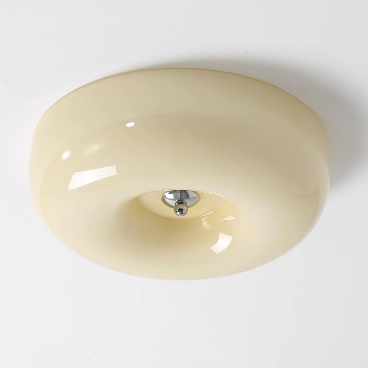 Ulsolir Premium Elegance Art Button Glass Ceiling Lamp - Lamp Copper