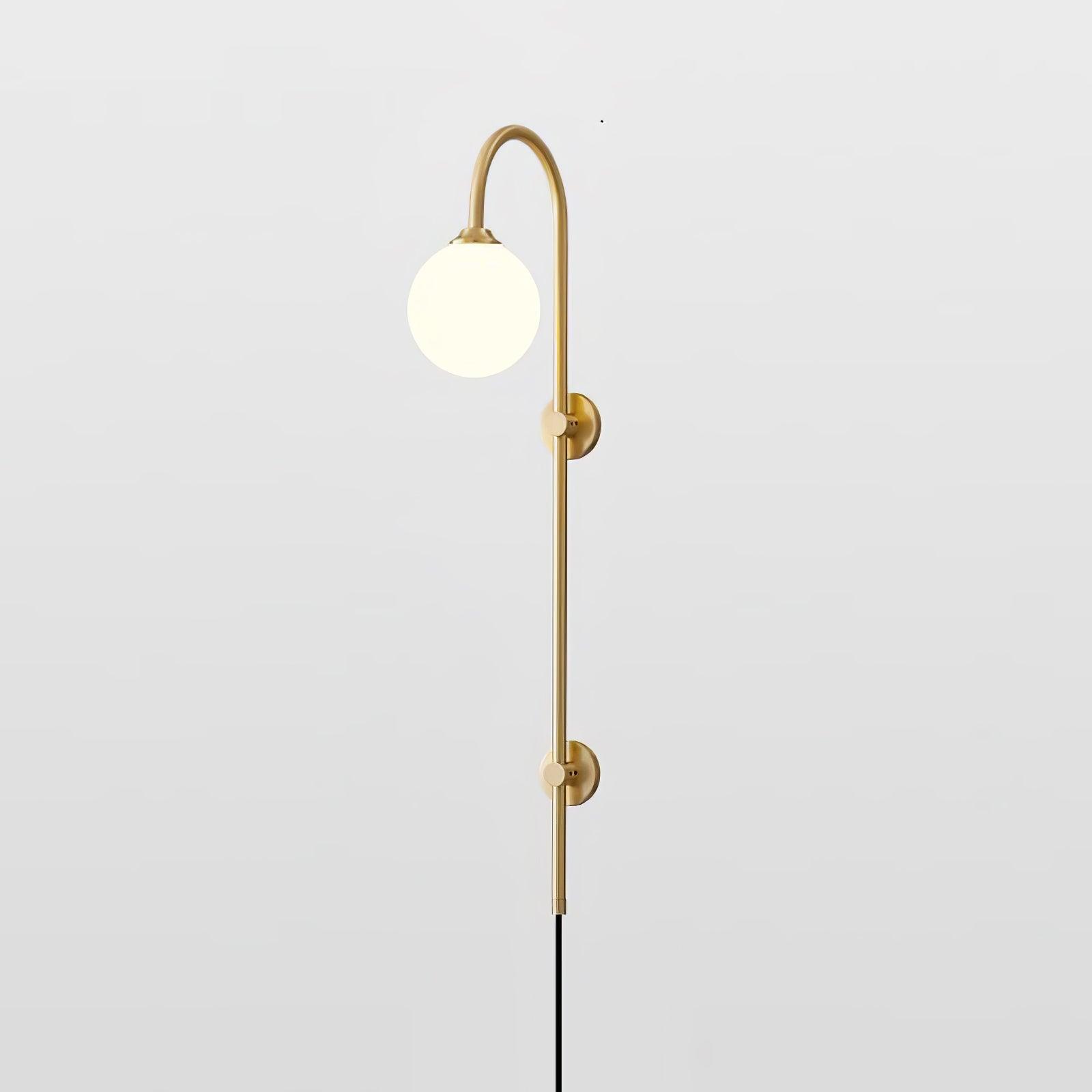 Cato Globe Plug-In Wall Sconce