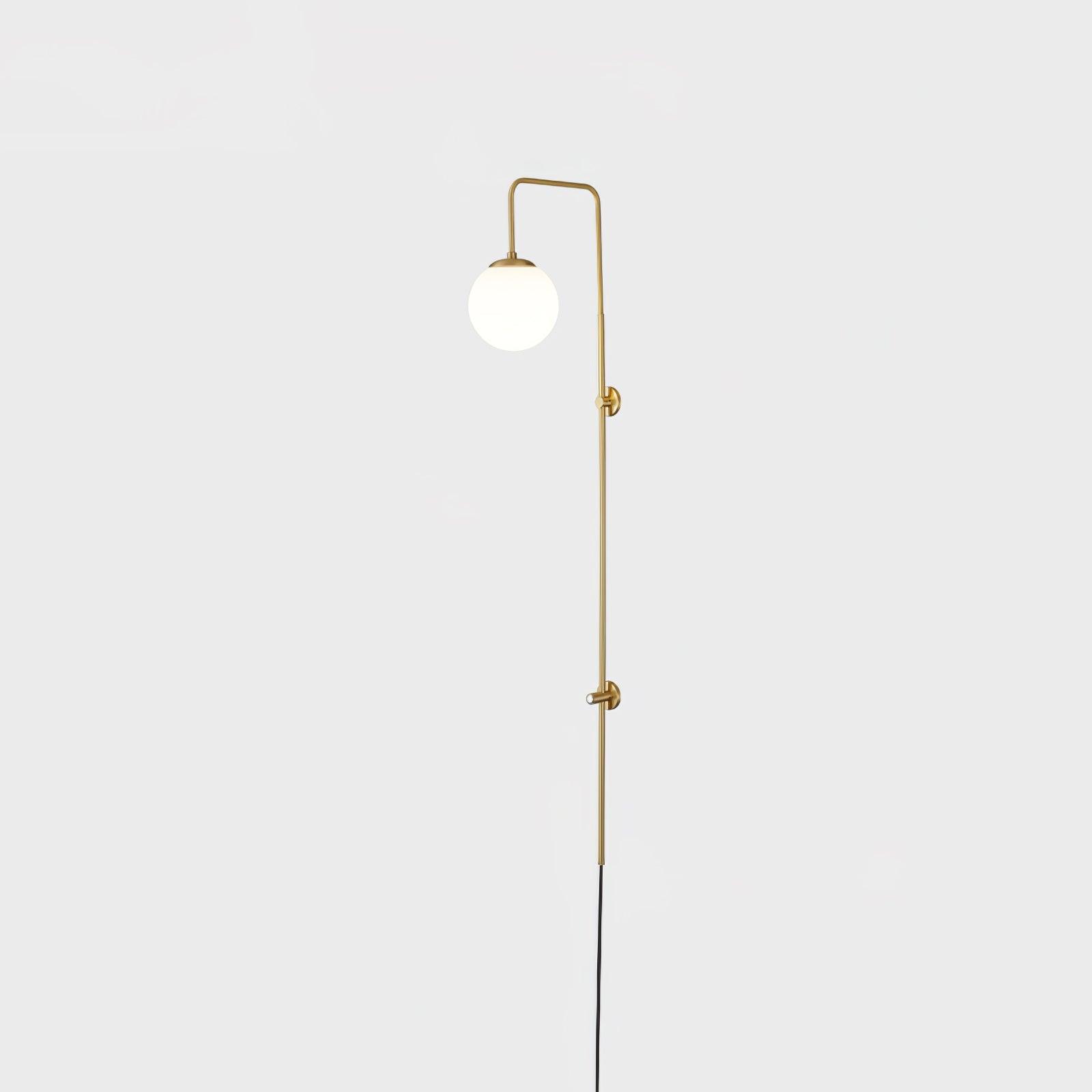 Cato Globe Plug-In Wall Sconce