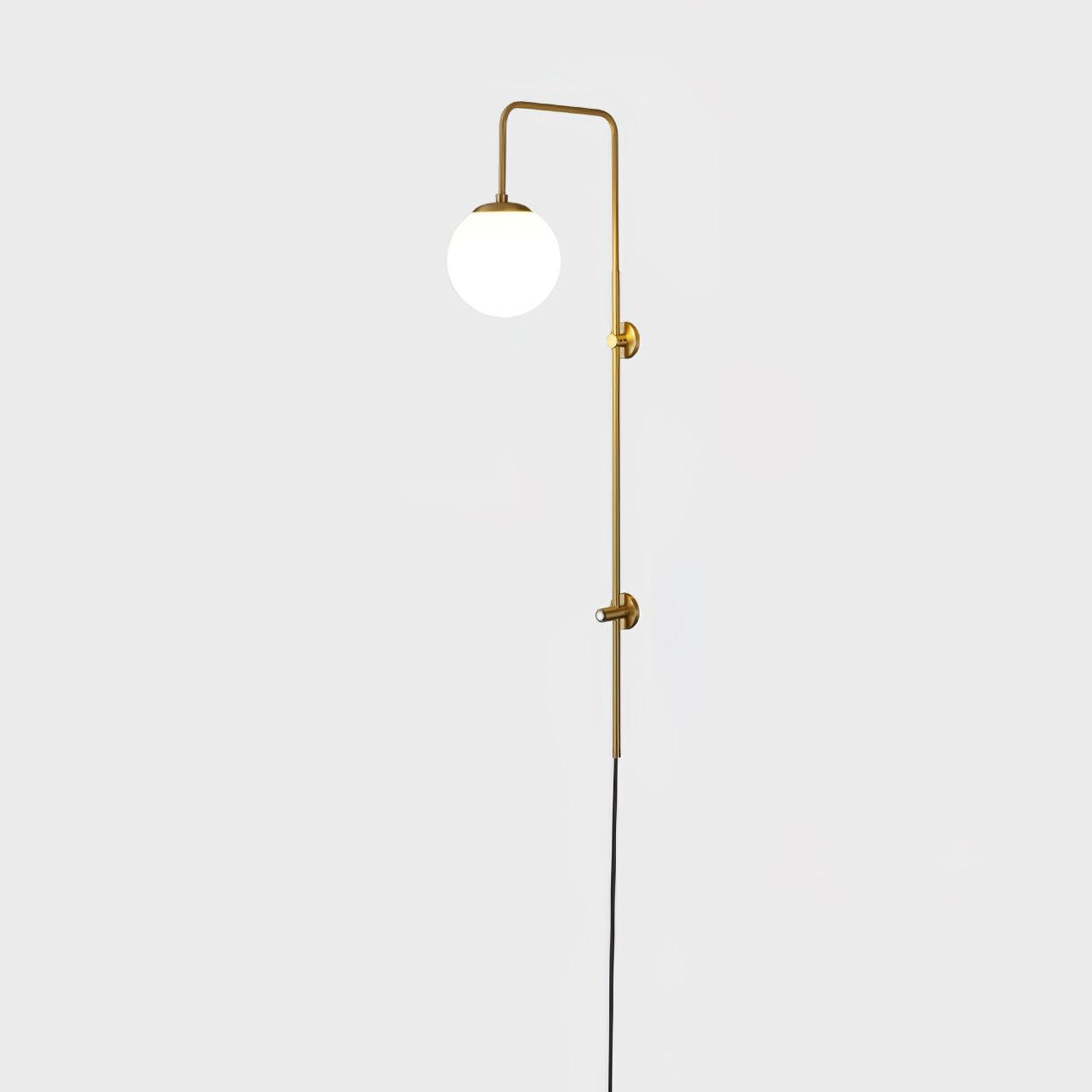 Cato Globe Plug-In Wall Sconce
