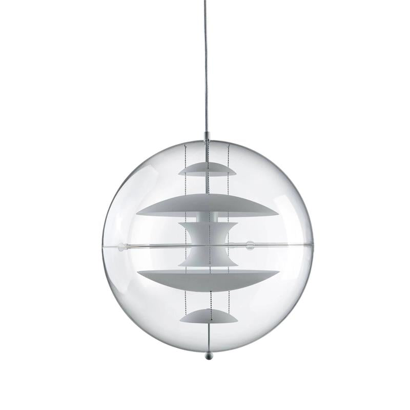 Orlaeen Individual Creativity Globe Metal Acrylic Pendant Lamp - Lamp Copper