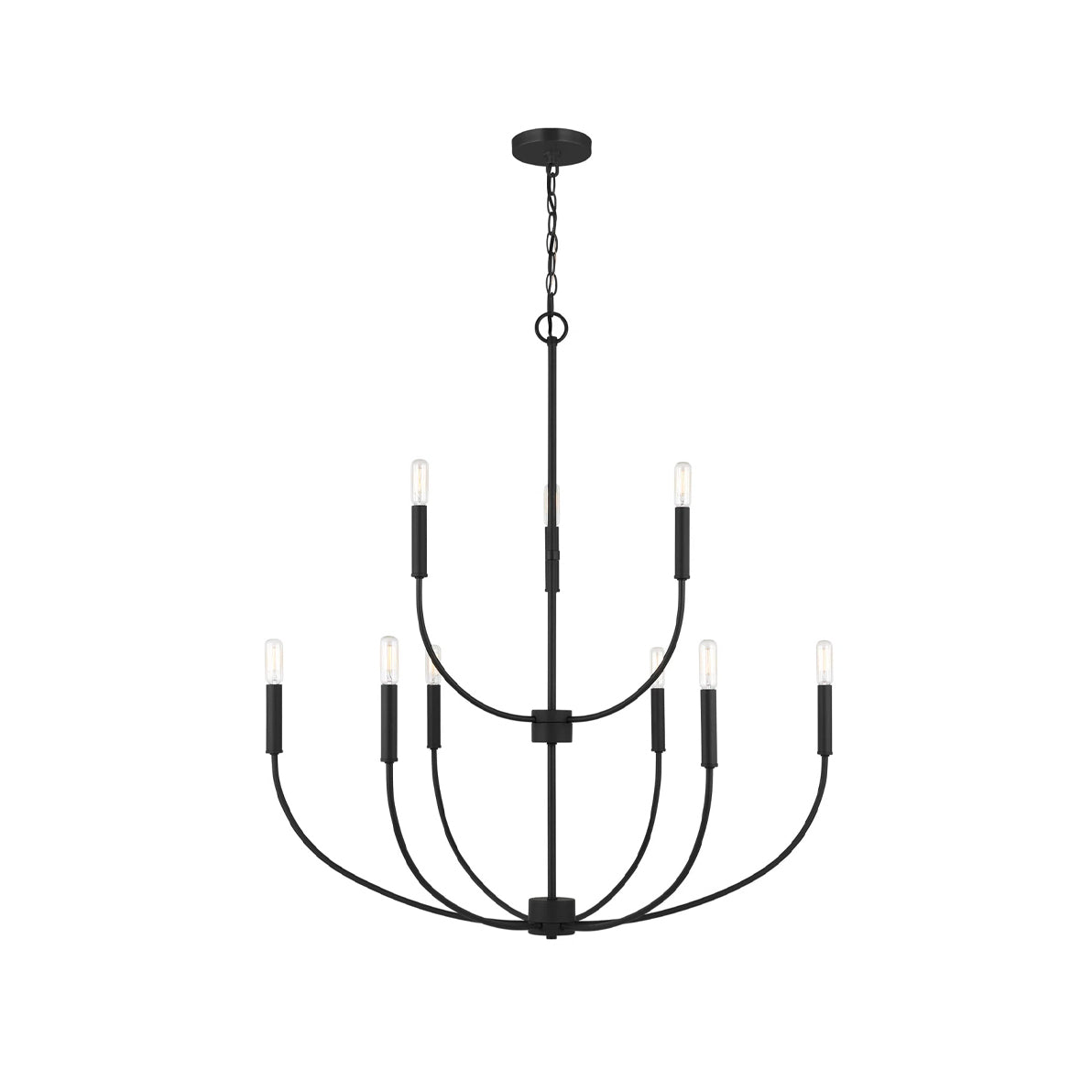 Irinel Vintage Industrial Metal Chandelier - Lamp Copper