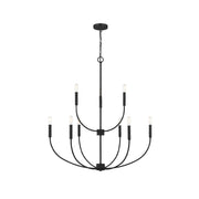 Irinel Vintage Industrial Metal Chandelier - Lamp Copper