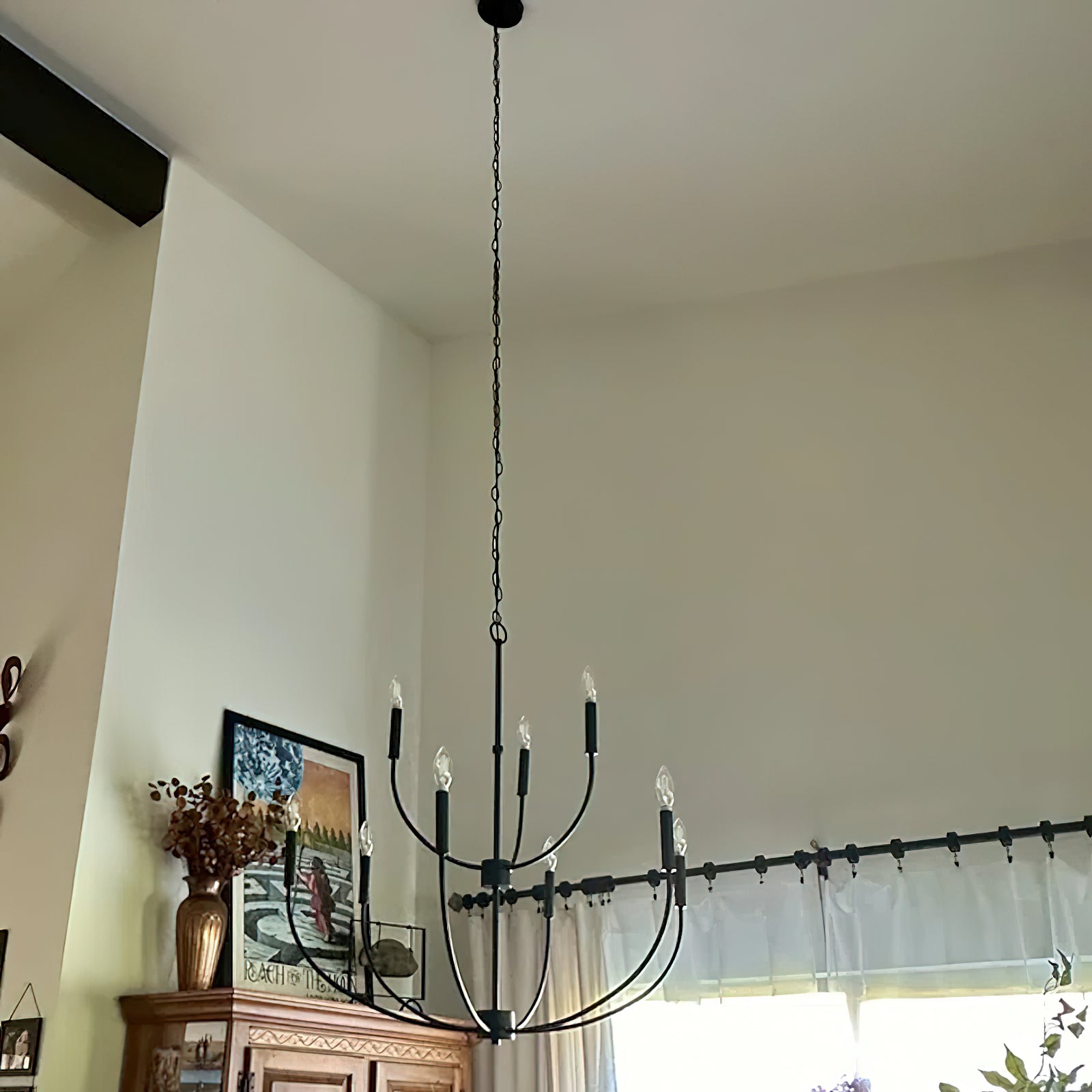 Irinel Vintage Industrial Metal Chandelier - Lamp Copper
