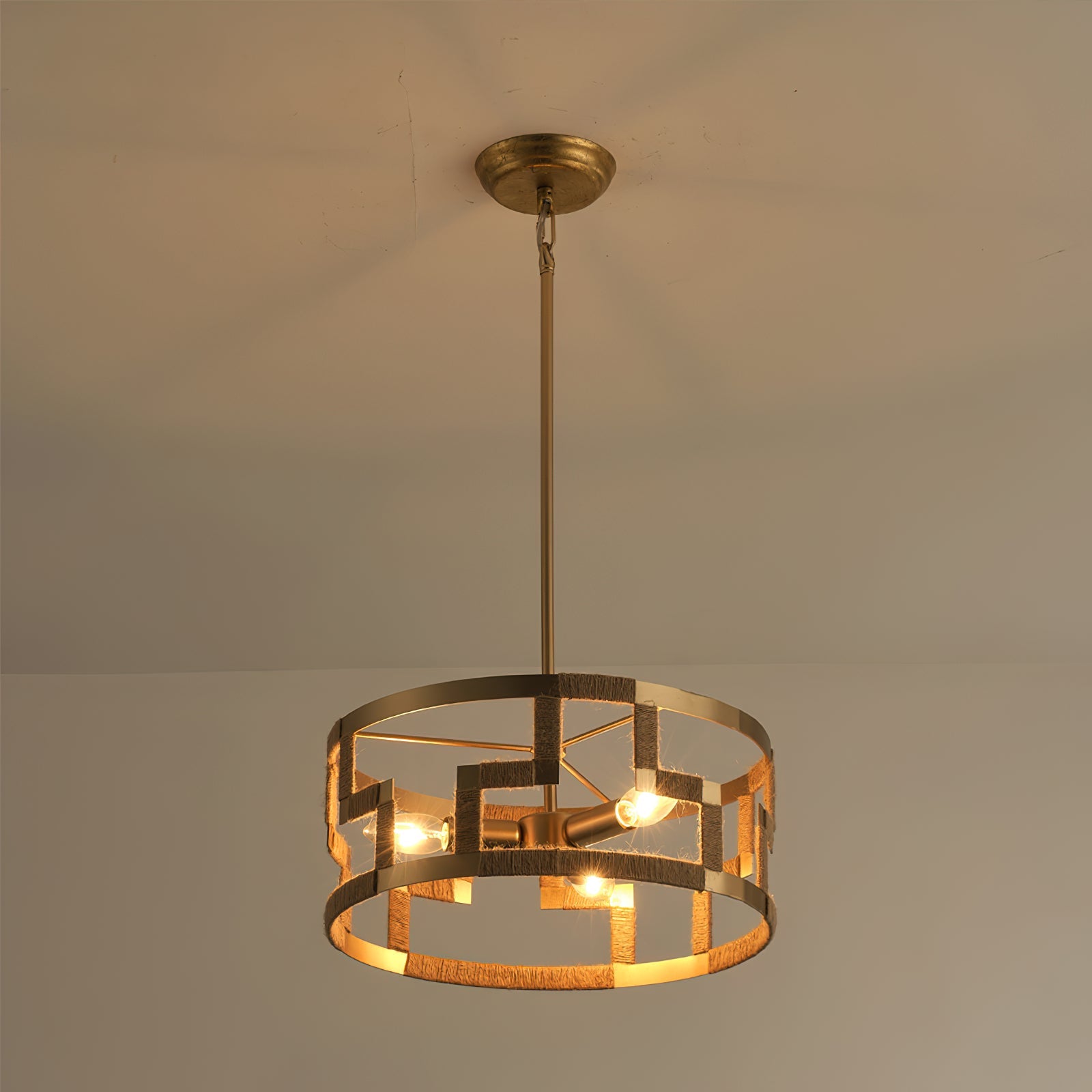 Syraeeth Individual Creativity Gold Metal Pendant Lamp - Lamp Copper
