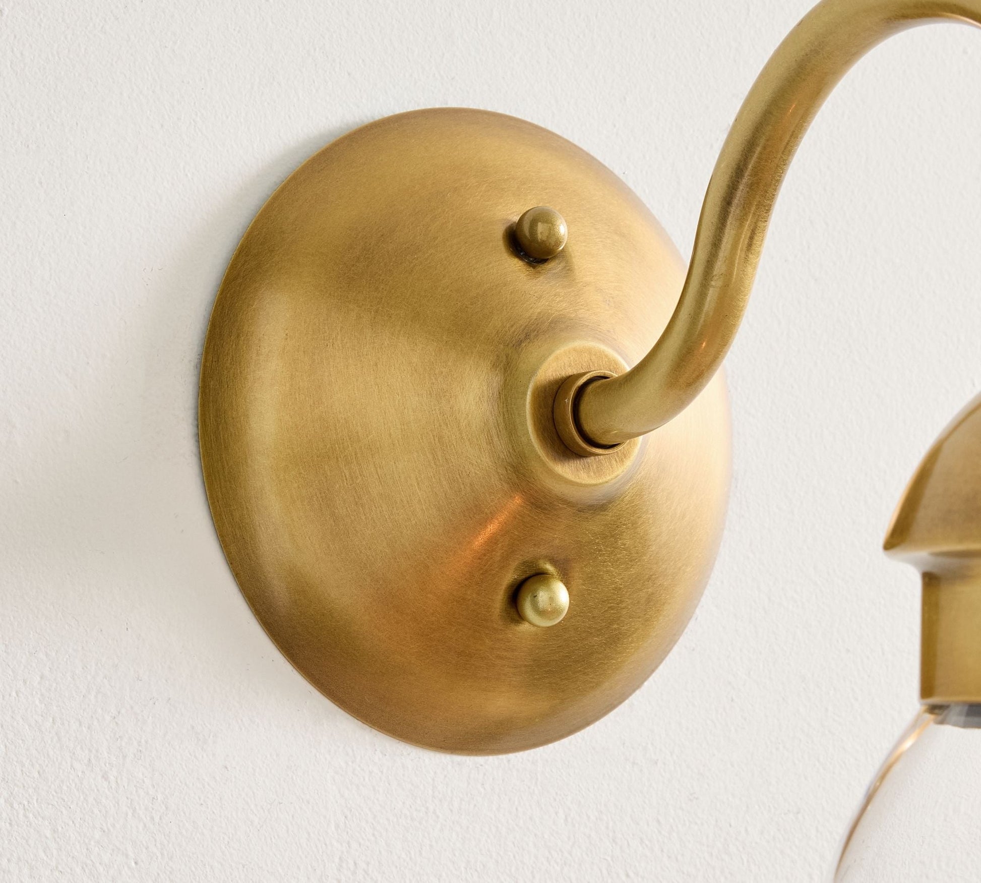 Nydoreth Modern Minimalist Copper Glass Wall Lamp - Lamp Copper