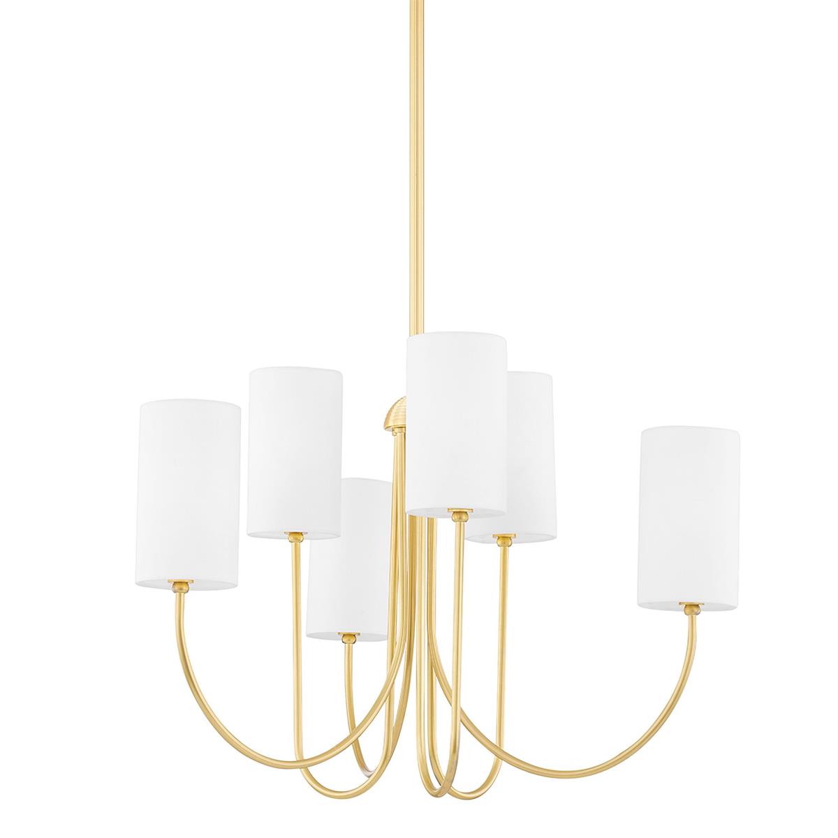 Asolira Vintage Industrial Black Fabric Chandelier - Lamp Copper