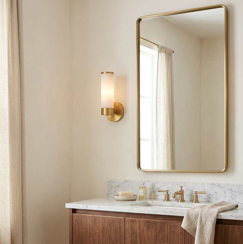 Harvey Sconce in Alabaster