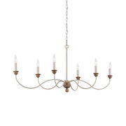 Ivvinisra Vintage Industrial Metal Chandelier - Lamp Copper