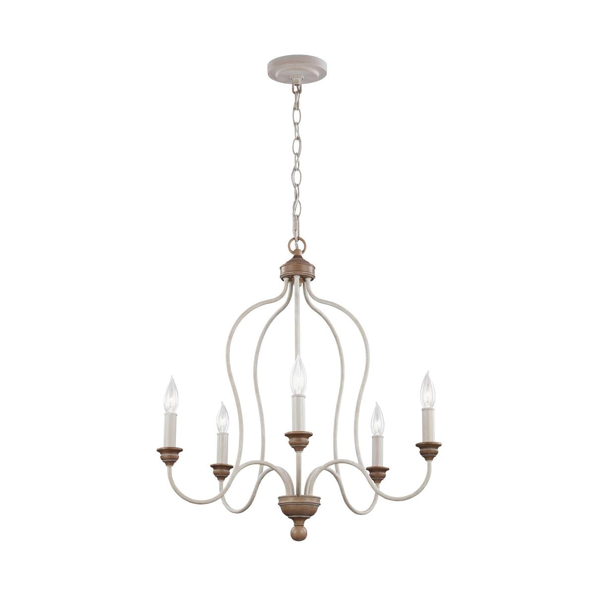Ivvinisra Vintage Industrial Metal Chandelier - Lamp Copper