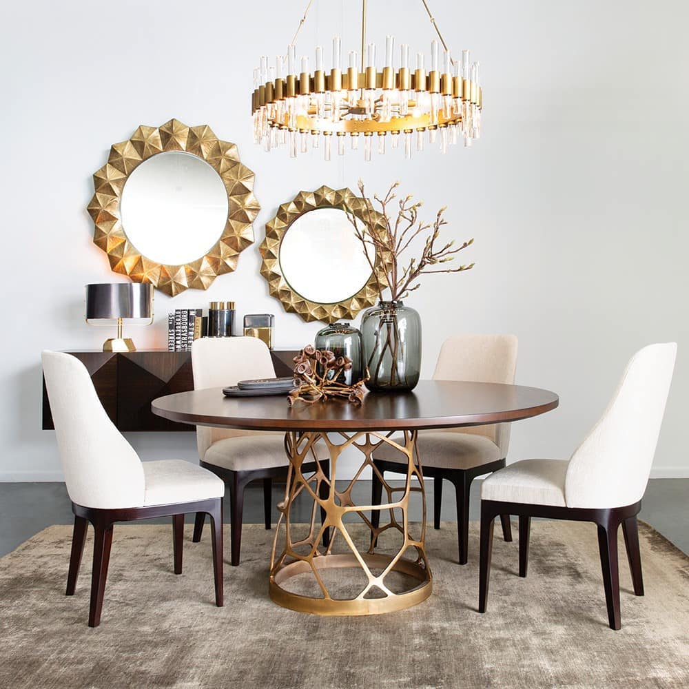 Ellorel Postmodern Luxury Metal Acrylic Chandelier - Lamp Copper