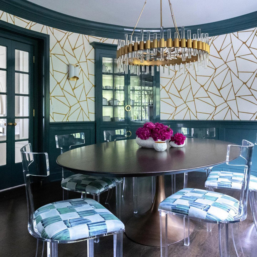 Ellorel Postmodern Luxury Metal Acrylic Chandelier - Lamp Copper