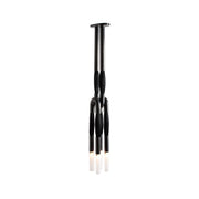 Cacarir Traditional Art Black Metal Acrylic Pendant Lamp - Lamp Copper