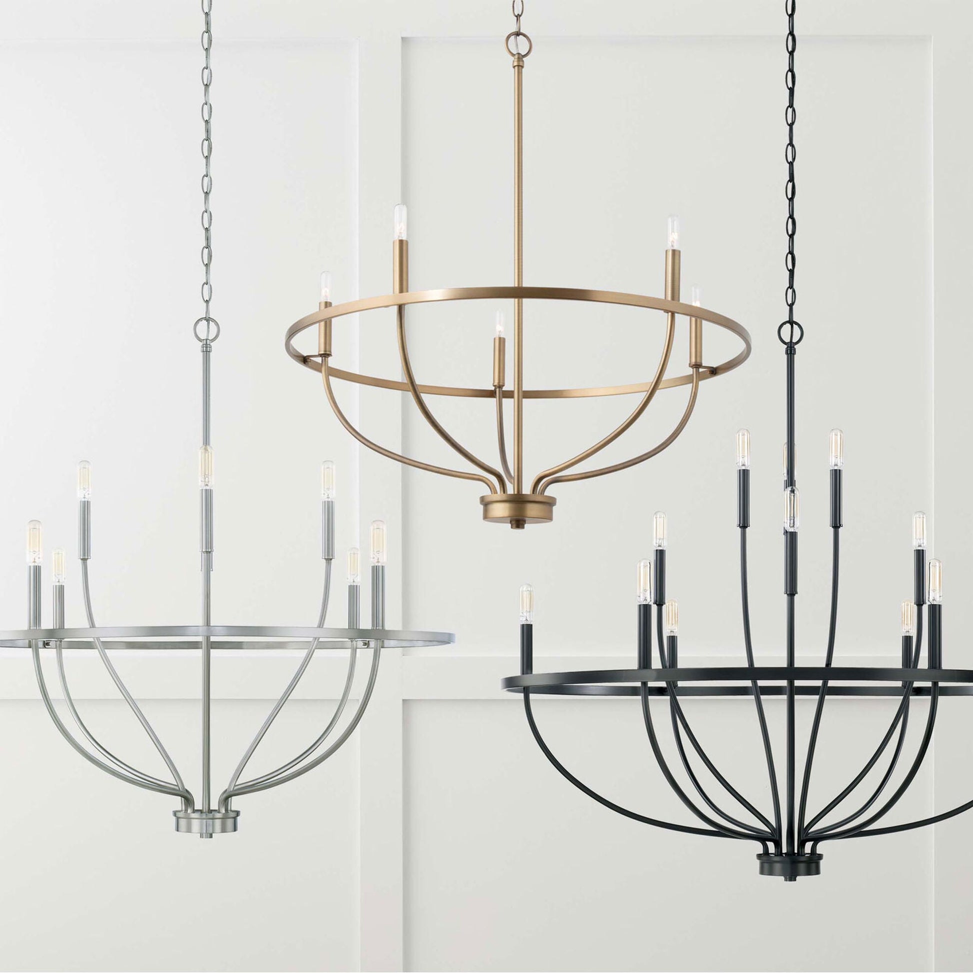Myphaos Vintage Industrial HomePlace Brass Metal Chandelier - Lamp Copper