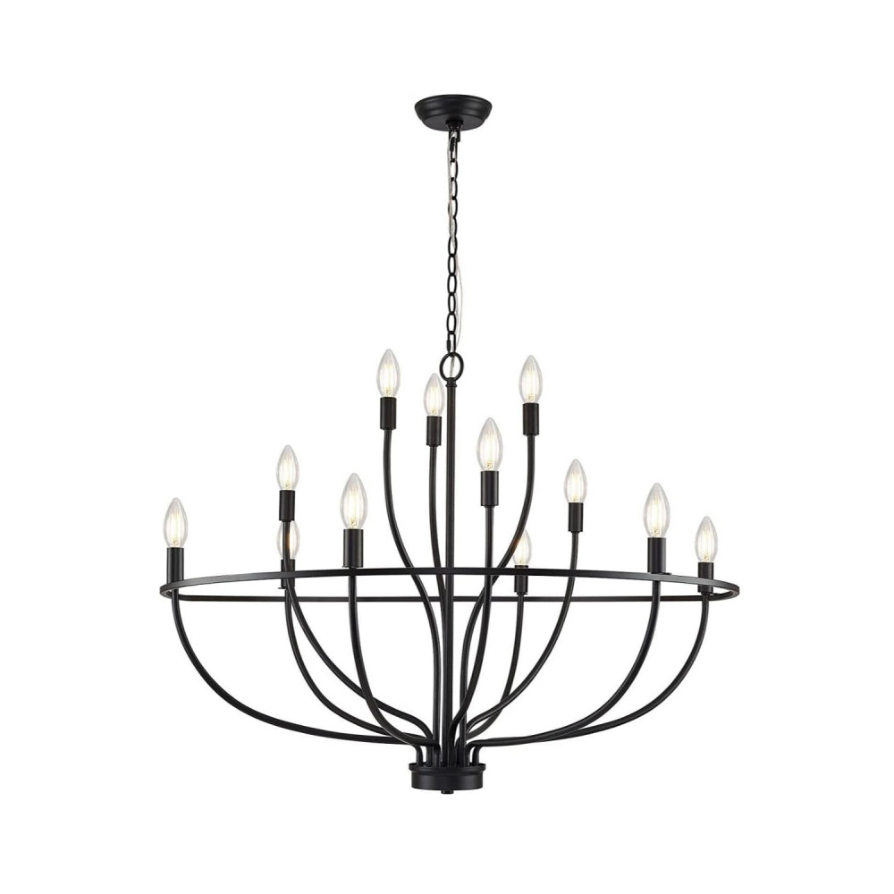 Myphaos Vintage Industrial HomePlace Brass Metal Chandelier - Lamp Copper