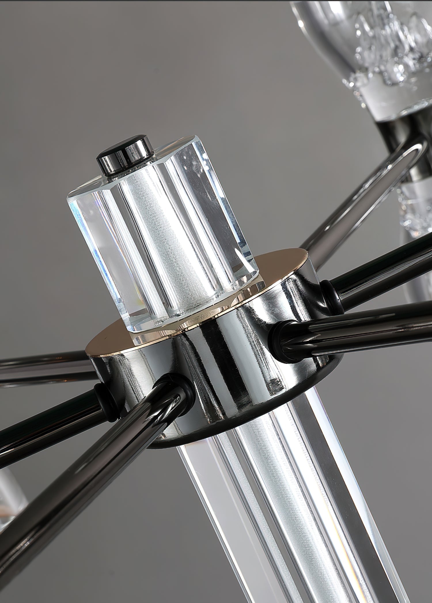 Orvelion Postmodern Luxury Honeycomb LED Acrylic Metal Chandelier - Lamp Copper
