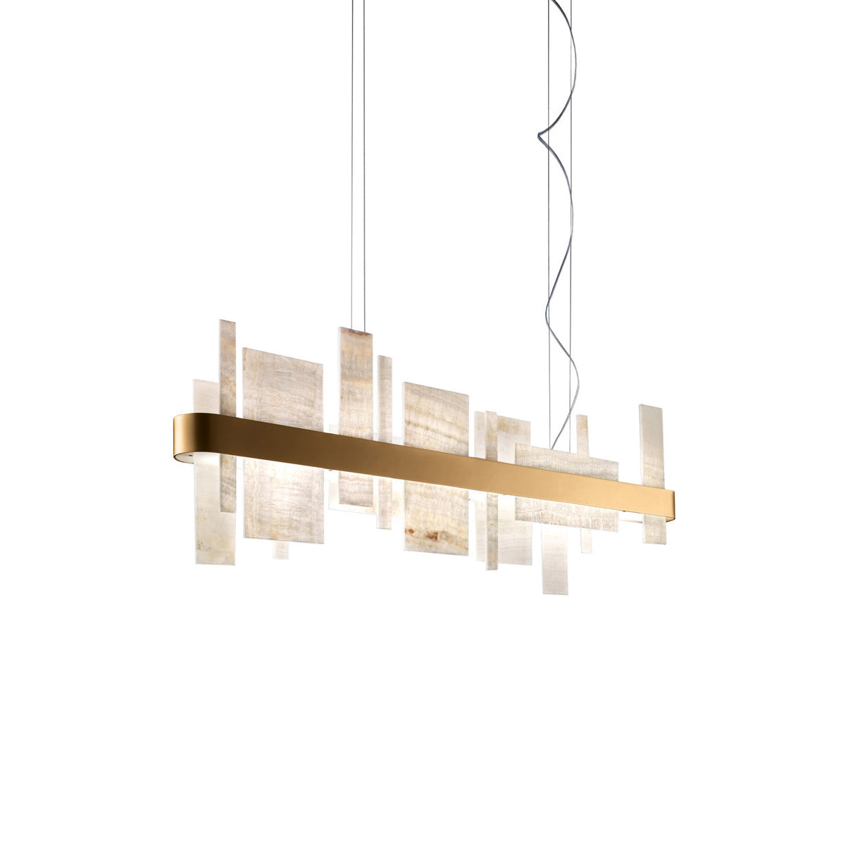 Honice Postmodern Luxury LED Metal Chandelier - Lamp Copper