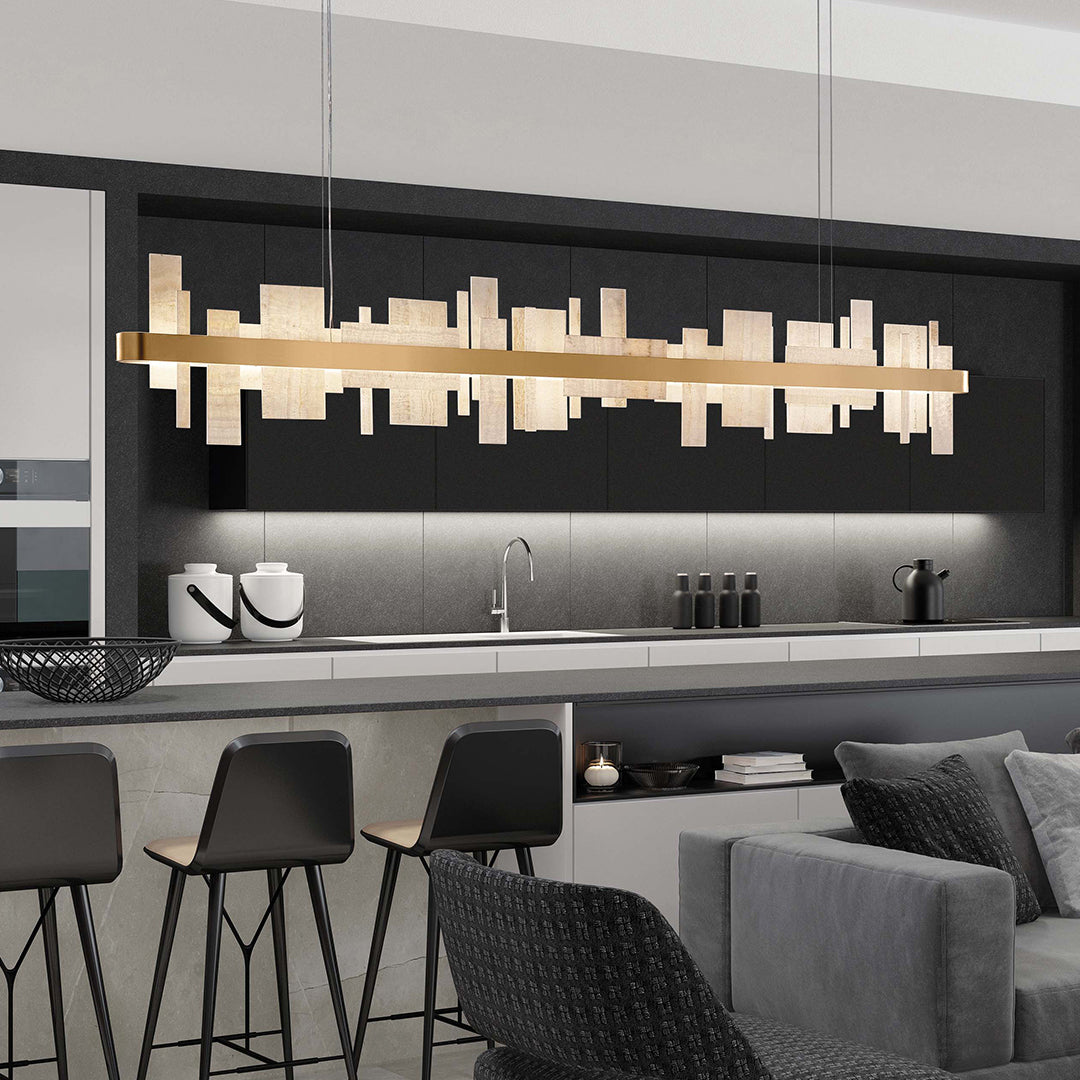 Honice Postmodern Luxury LED Metal Chandelier - Lamp Copper