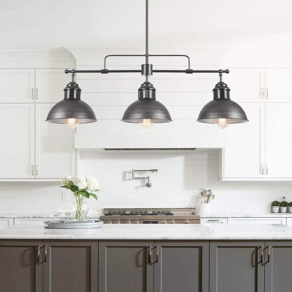 Vesara Industrial Metal Dome Pendant