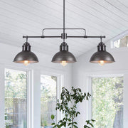 Vesara Industrial Metal Dome Pendant