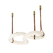 Althaen Postmodern Luxury Brown Alabaster Chandelier - Lamp Copper