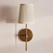 Anise Wall Light. Antiqued Brass