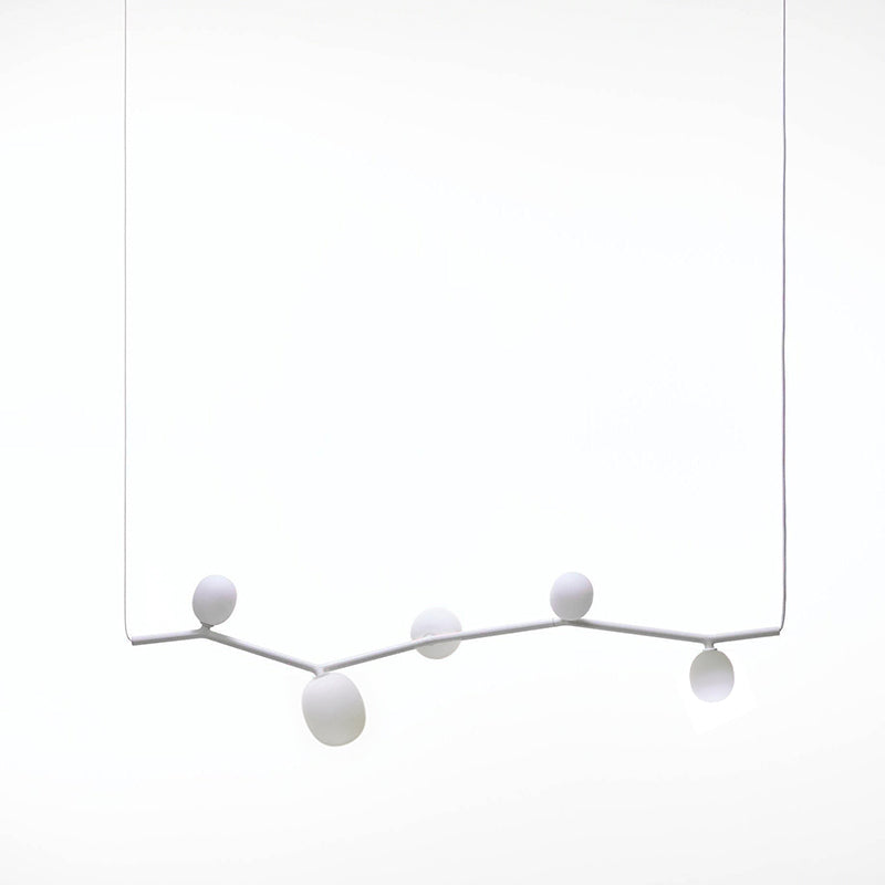 Evmirion Modern Minimalist Horizontal Metal Glass Pendant Lamp - Lamp Copper