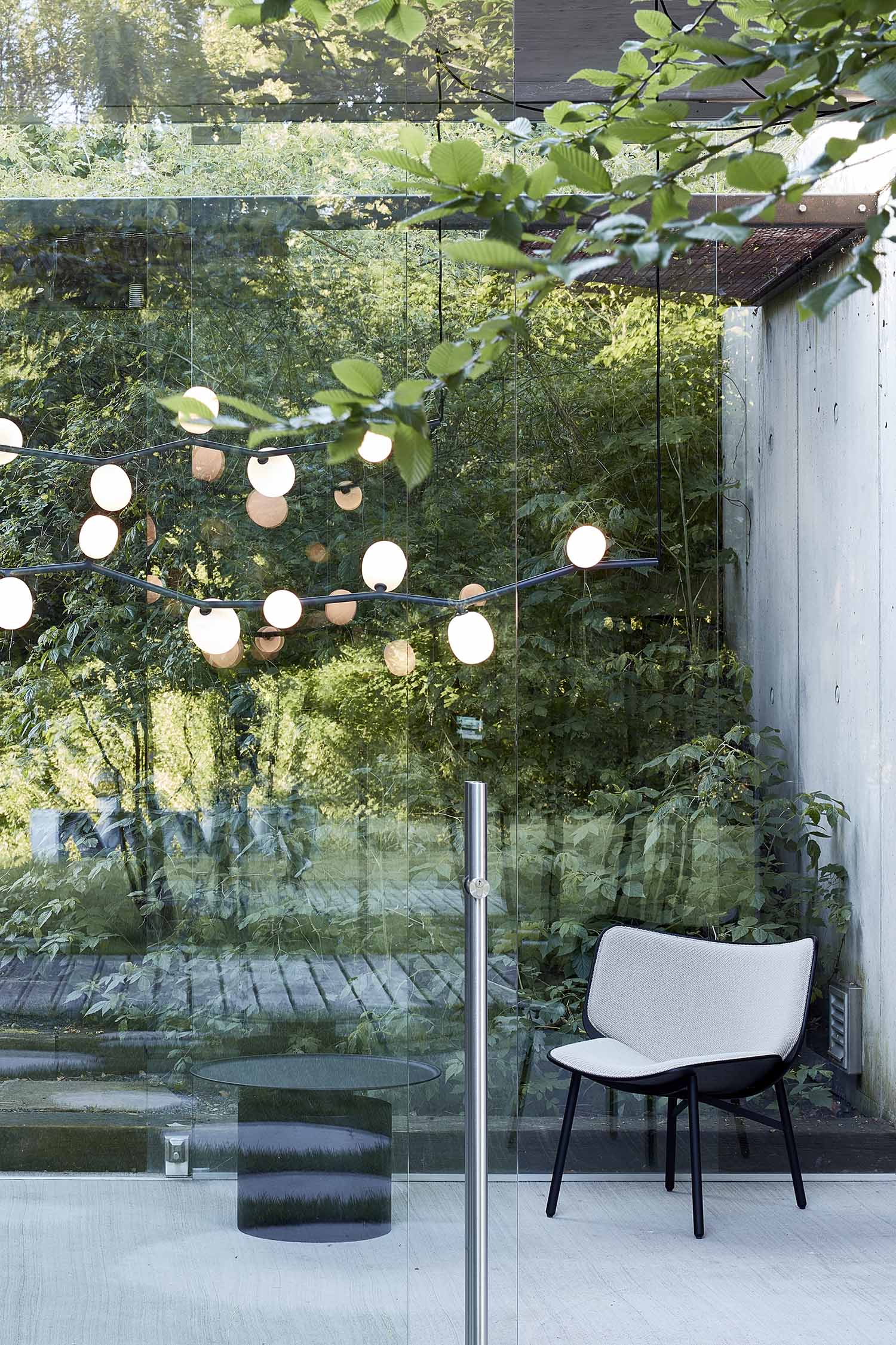 Evmirion Modern Minimalist Horizontal Metal Glass Pendant Lamp - Lamp Copper