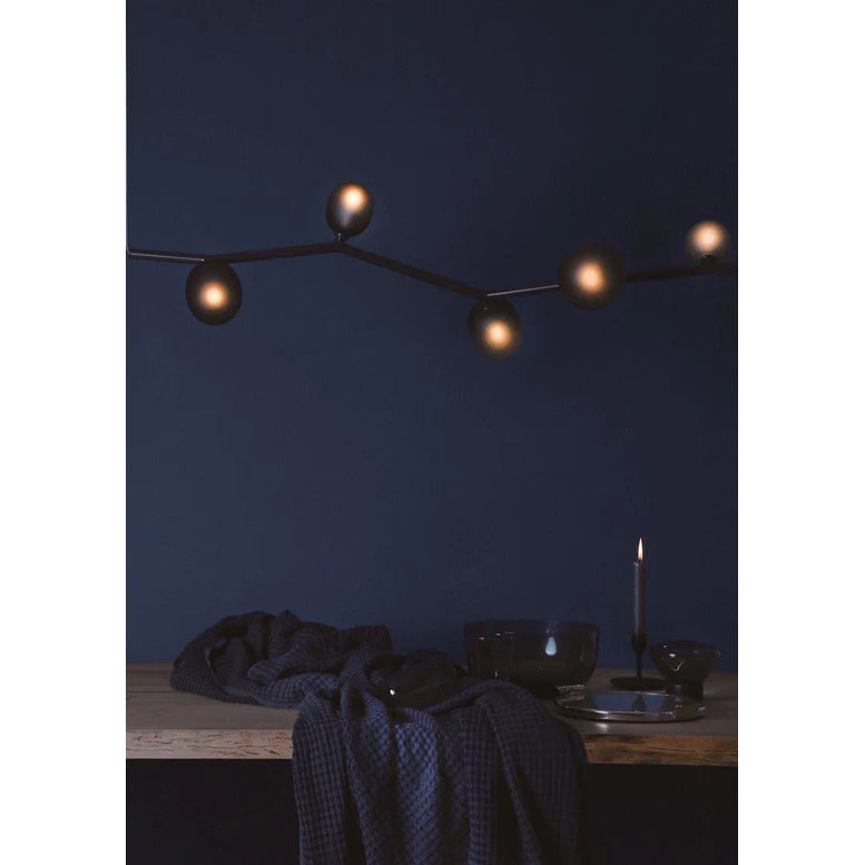 Evmirion Modern Minimalist Horizontal Metal Glass Pendant Lamp - Lamp Copper