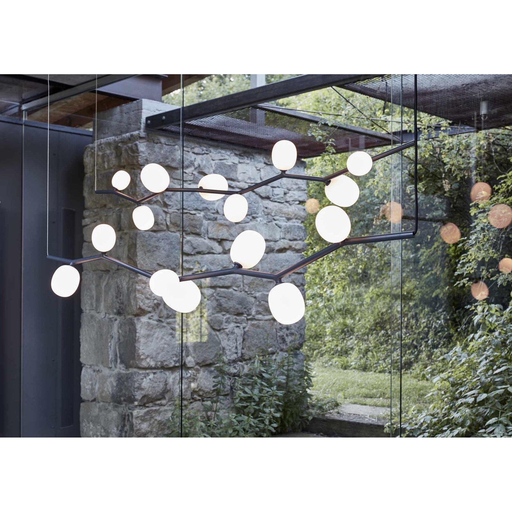 Evmirion Modern Minimalist Horizontal Metal Glass Pendant Lamp - Lamp Copper