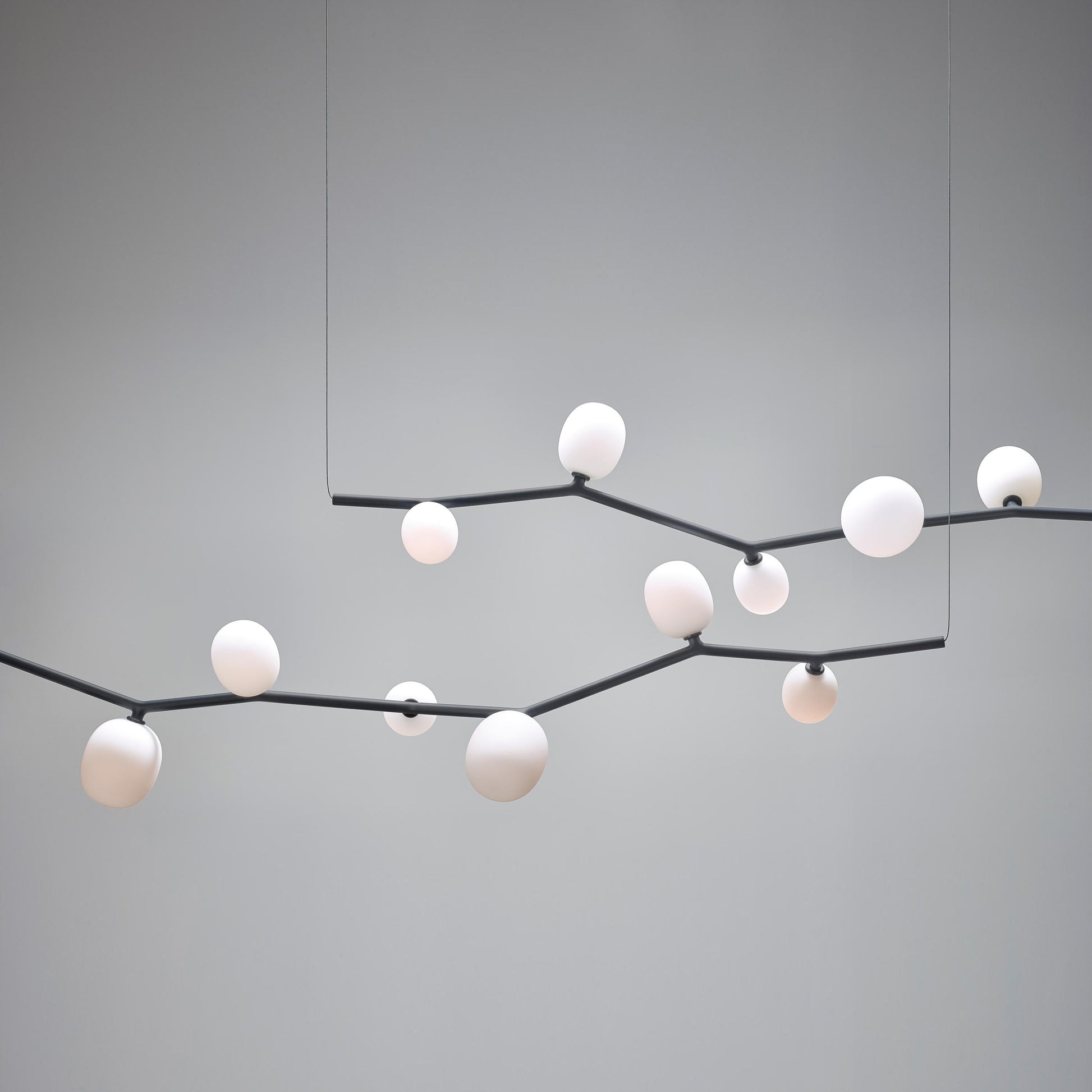 Evmirion Modern Minimalist Horizontal Metal Glass Pendant Lamp - Lamp Copper