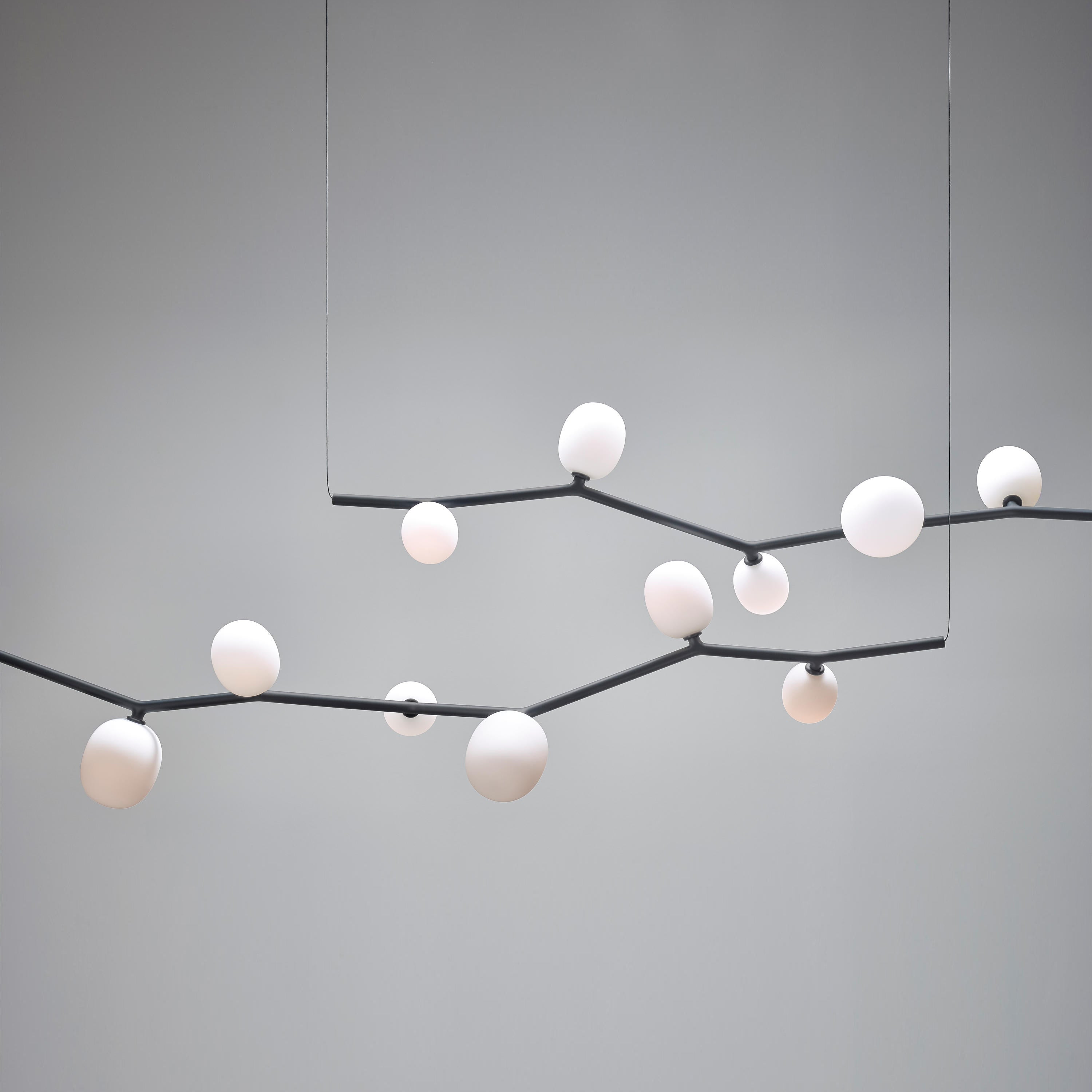 Evmirion Modern Minimalist Horizontal Metal Glass Pendant Lamp - Lamp Copper