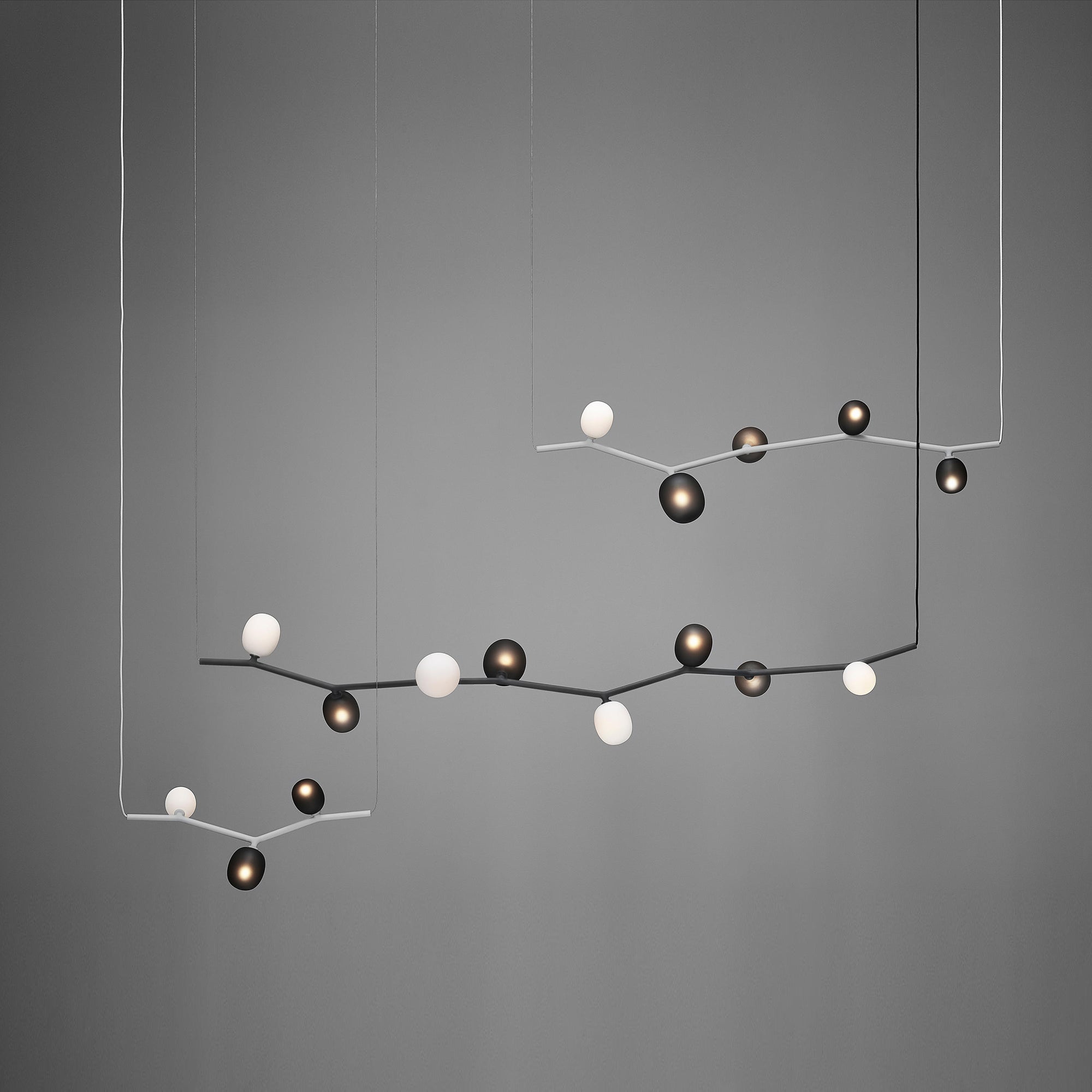 Evmirion Modern Minimalist Horizontal Metal Glass Pendant Lamp - Lamp Copper