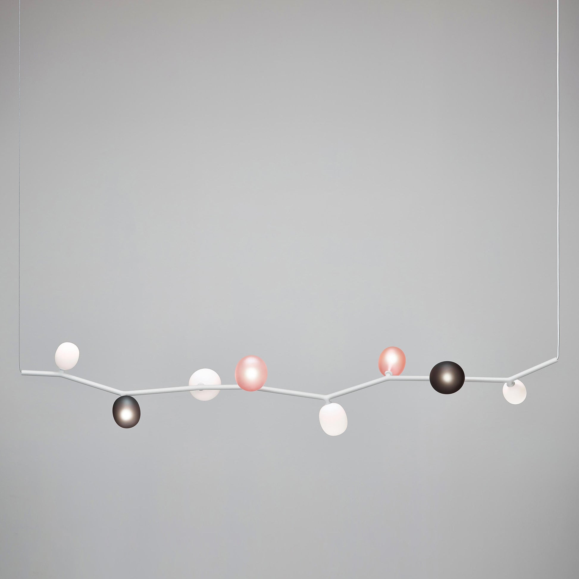 Evmirion Modern Minimalist Horizontal Metal Glass Pendant Lamp - Lamp Copper