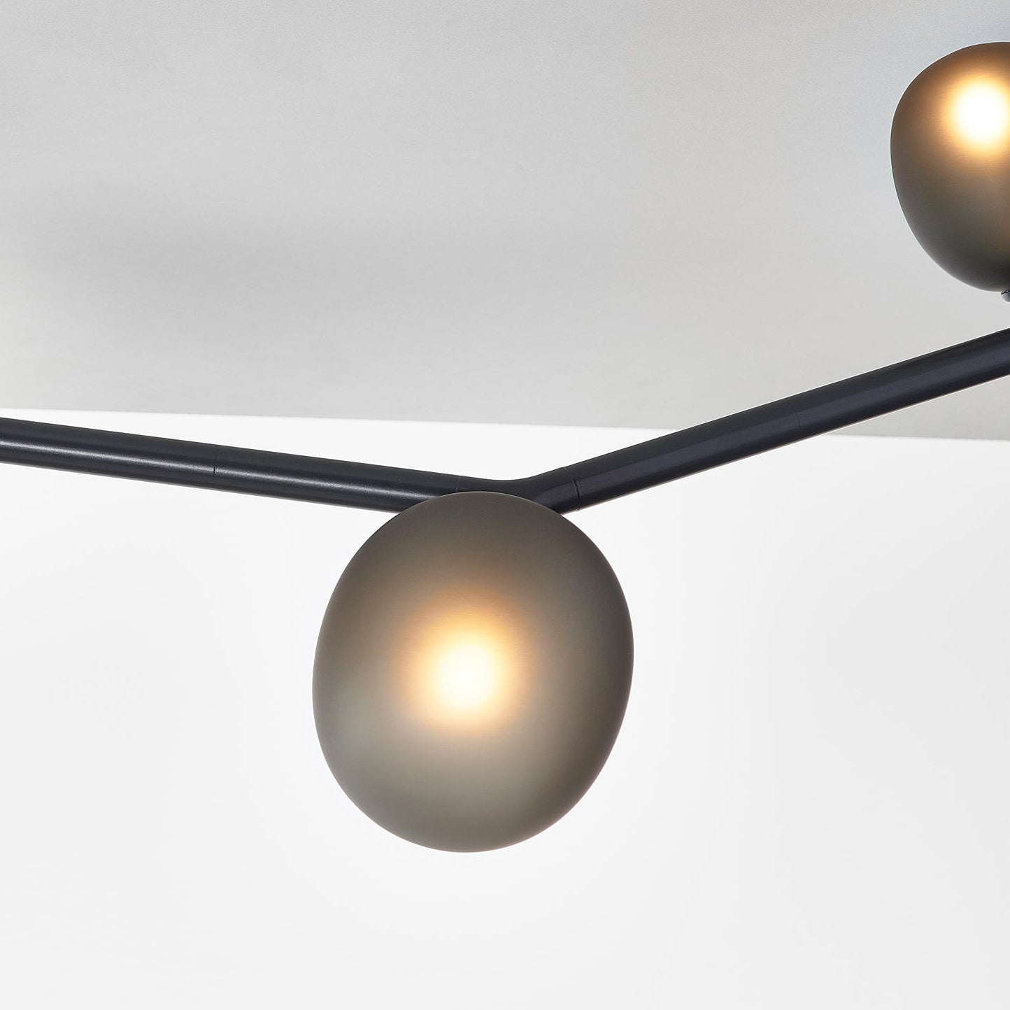 Evmirion Modern Minimalist Horizontal Metal Glass Pendant Lamp - Lamp Copper