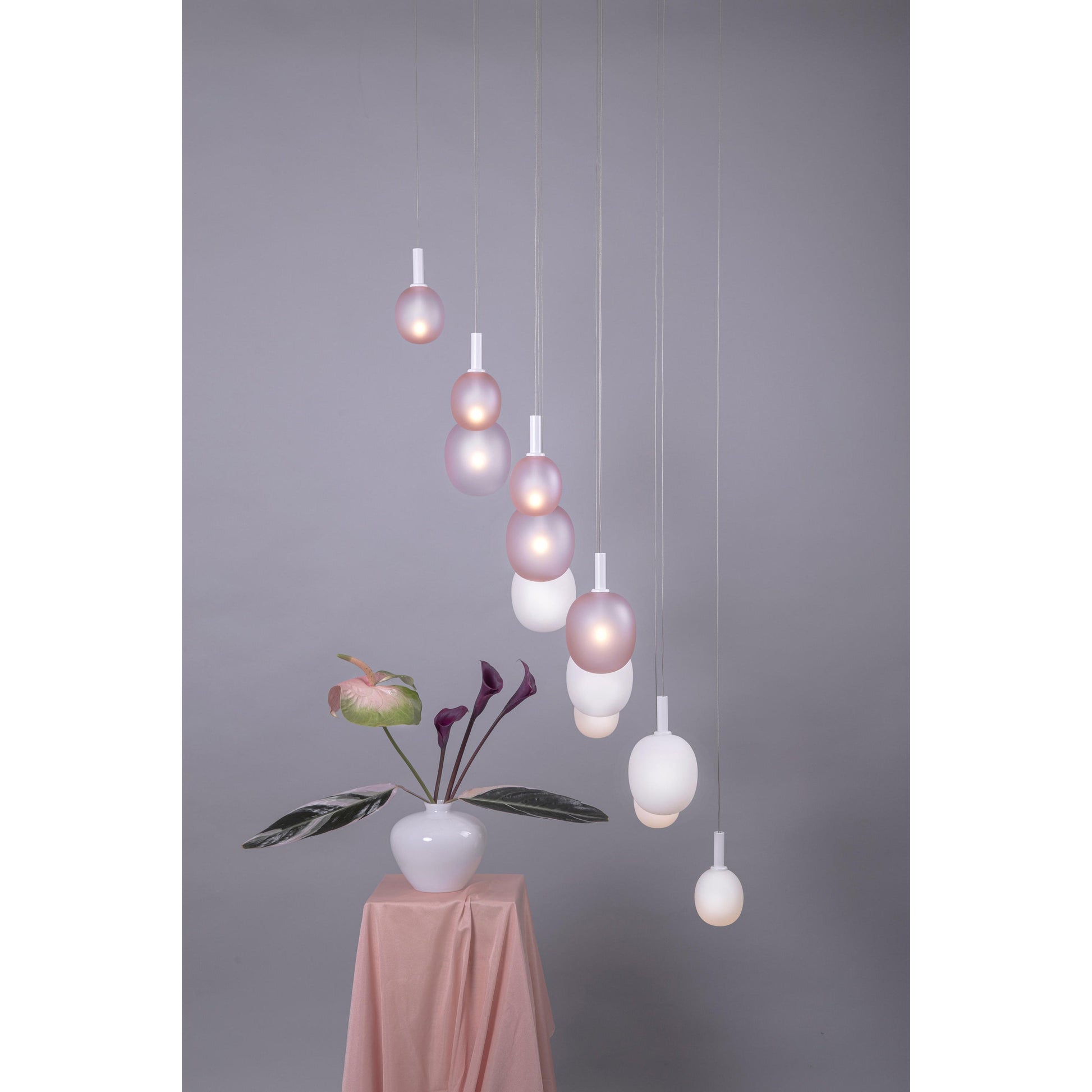 Evmirion Modern Minimalist Horizontal Metal Glass Pendant Lamp - Lamp Copper