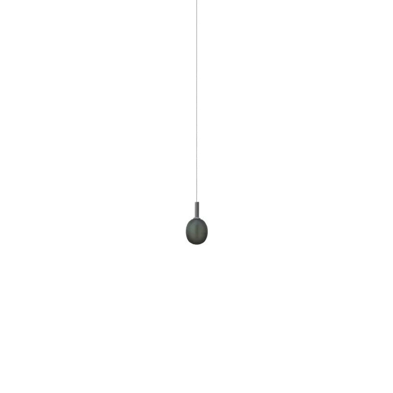 Evmirion Modern Minimalist Horizontal Metal Glass Pendant Lamp - Lamp Copper