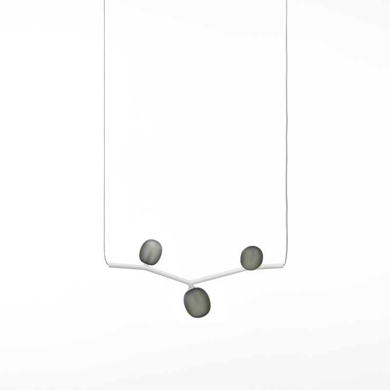 Evmirion Modern Minimalist Horizontal Metal Glass Pendant Lamp - Lamp Copper
