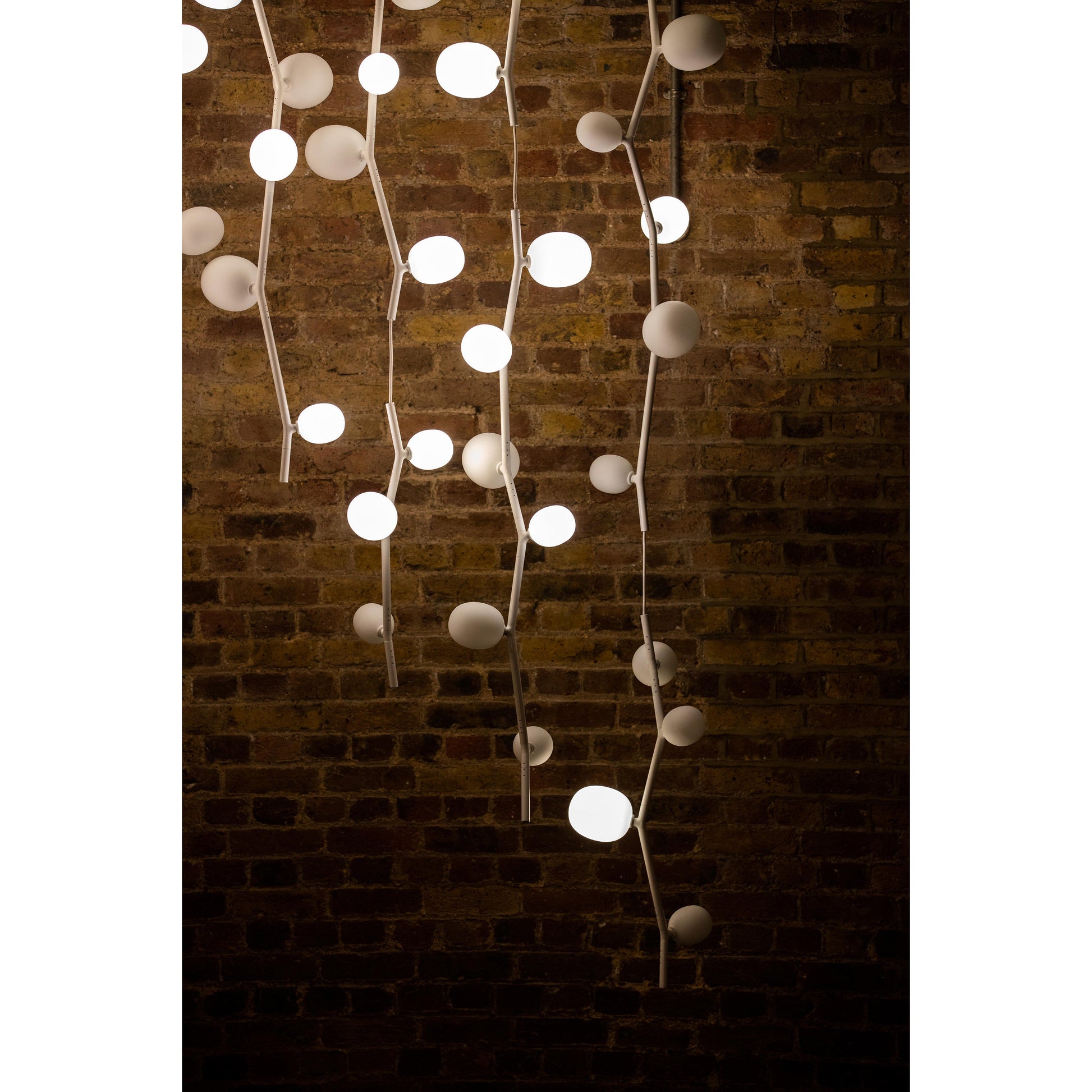 Isolora Modern Minimalist Vertical Glass Pendant Lamp - Lamp Copper