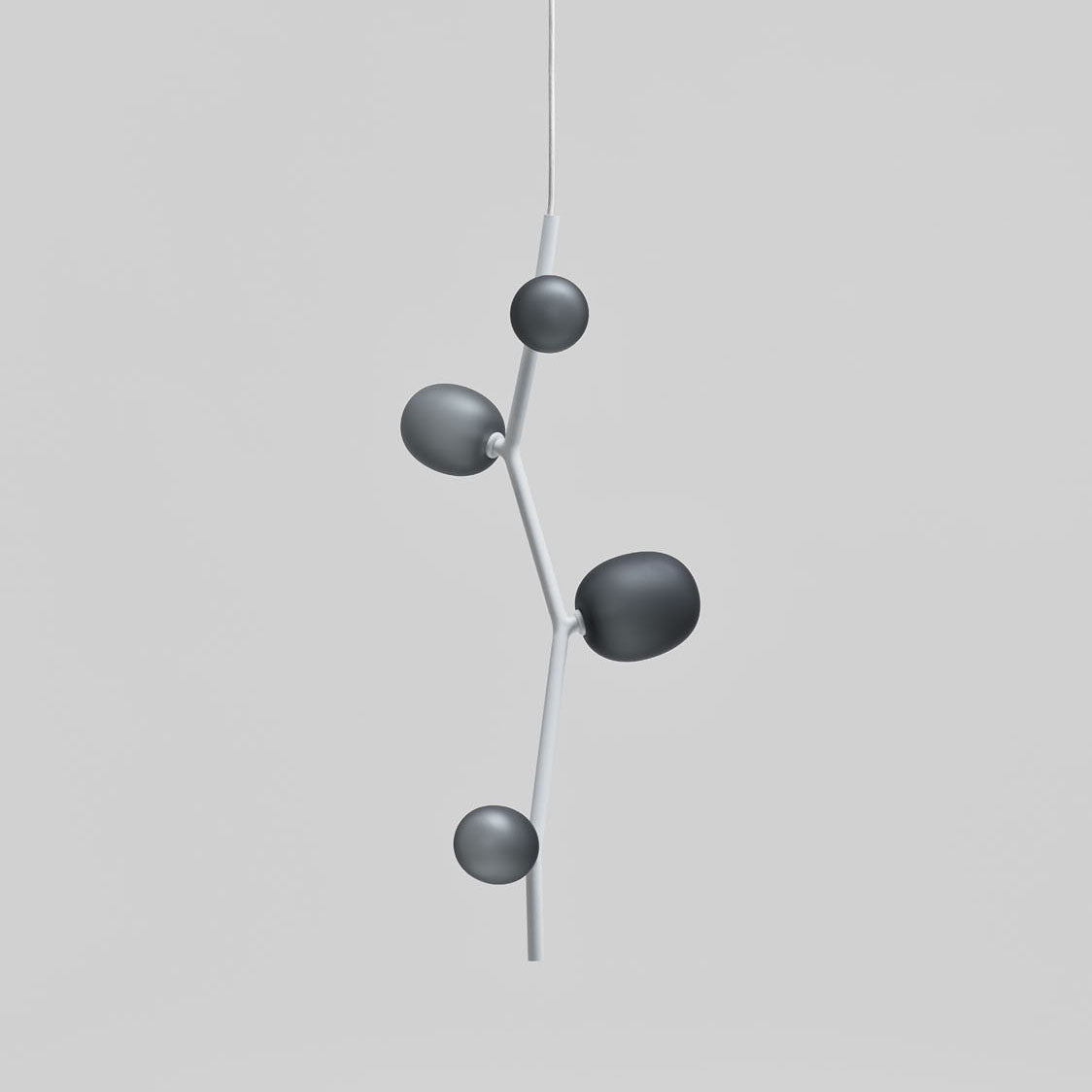 Isolora Modern Minimalist Vertical Glass Pendant Lamp - Lamp Copper