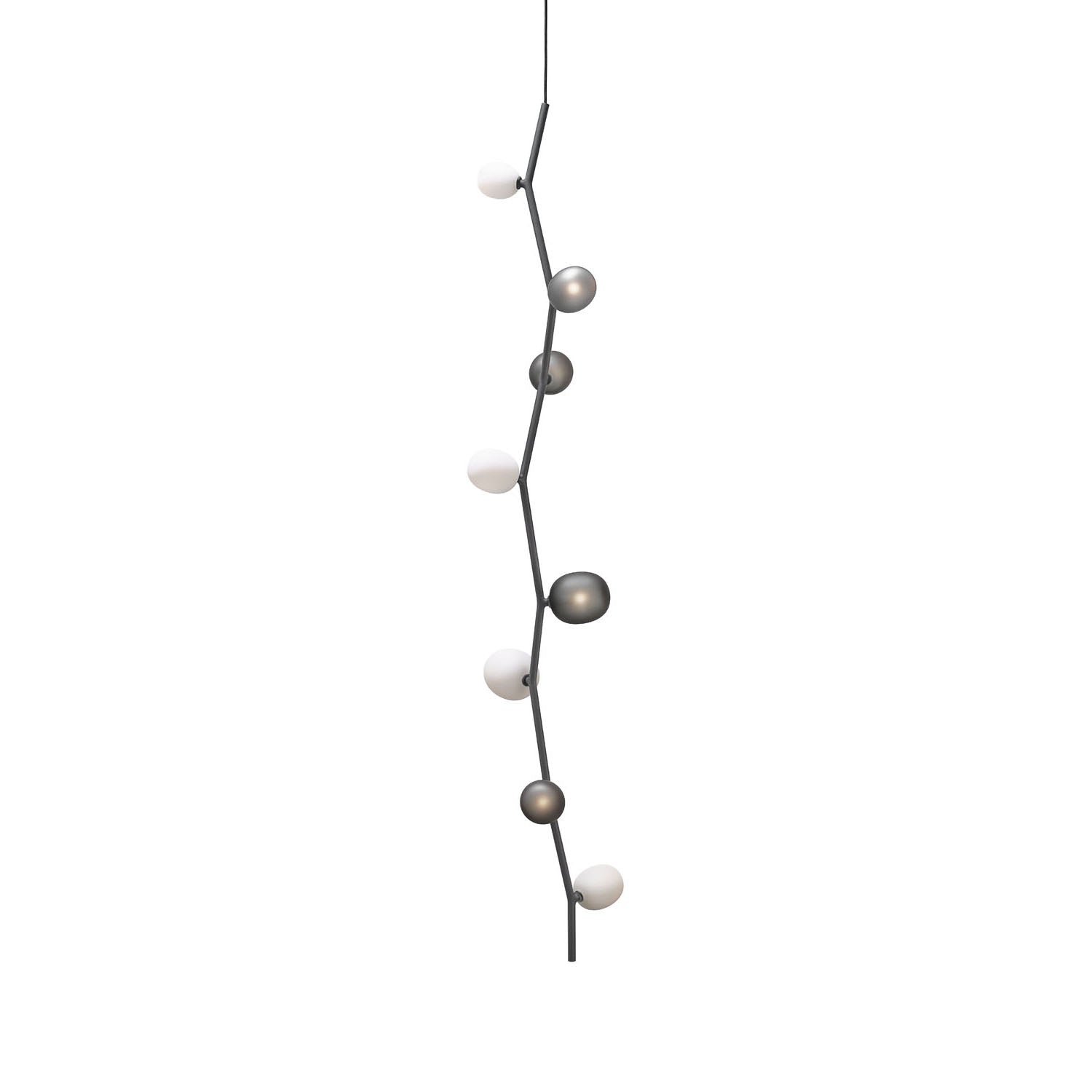 Isolora Modern Minimalist Vertical Glass Pendant Lamp - Lamp Copper