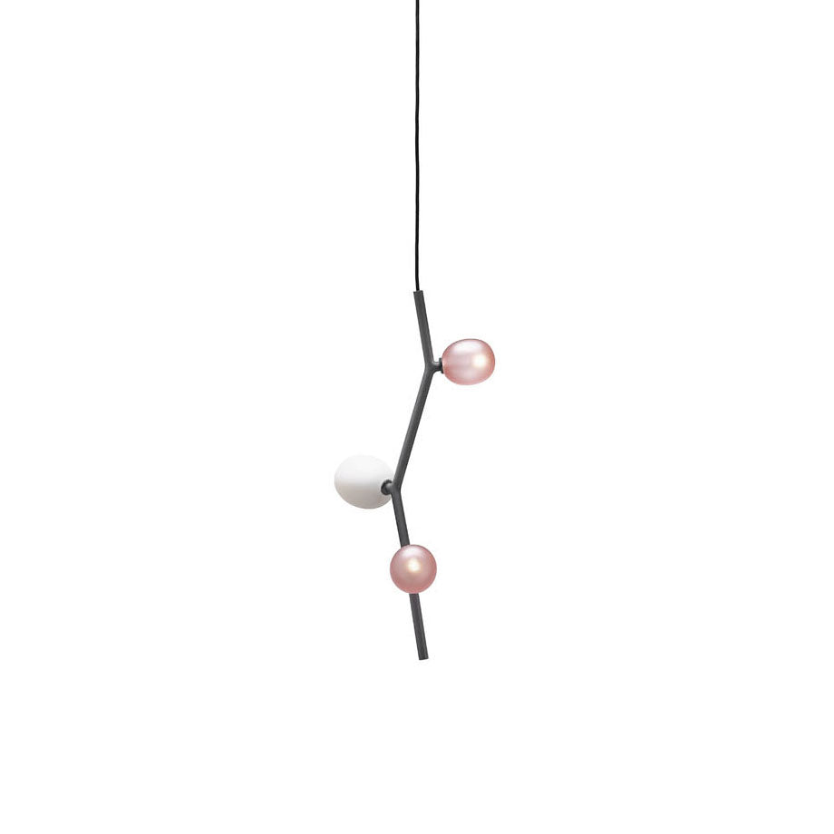 Isolora Modern Minimalist Vertical Glass Pendant Lamp - Lamp Copper